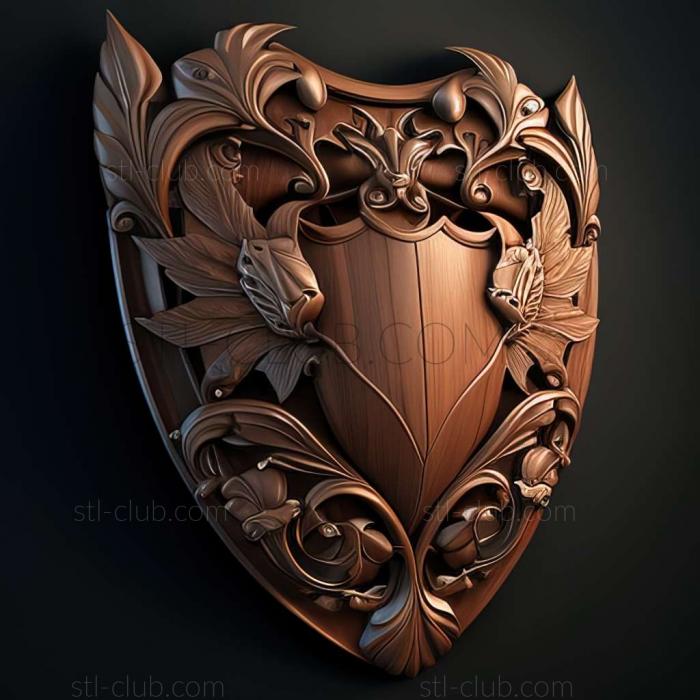 3D model shield (STL)